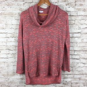 Splendid Oversized Heather Cowl Neck Sweater